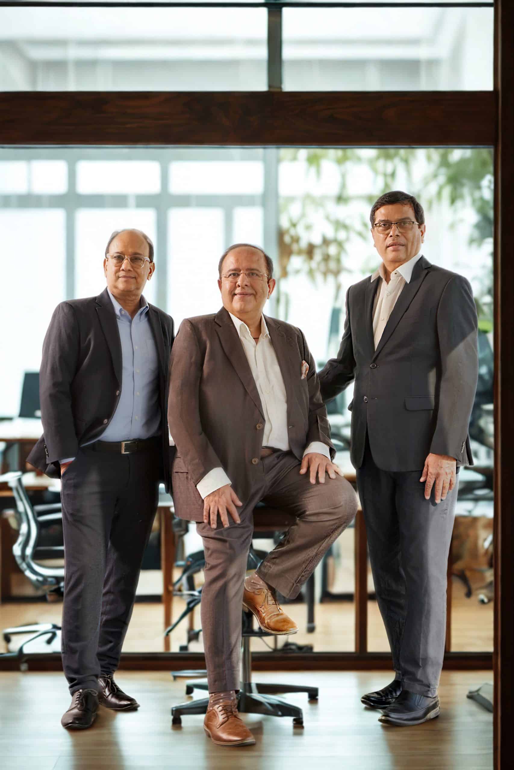 Vikram Lalvani, MD & CEO, Sterling Holiday Resorts, along with Krishna Kumar, CFO at Sterling, and Anupam Dutta, CMO at Sterling