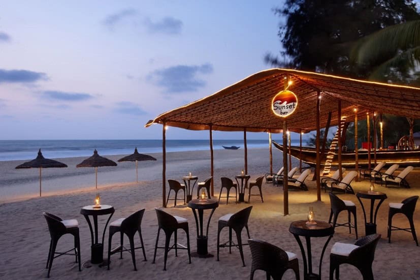 Sunset Bar, Caravela Beach Resort Goa