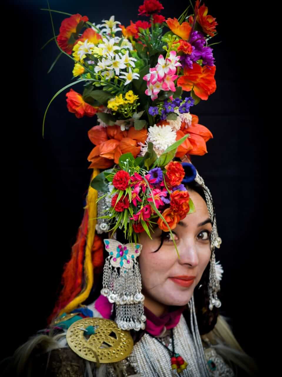 Brokpa tribsewoman, Aryan Valley, Ladakh