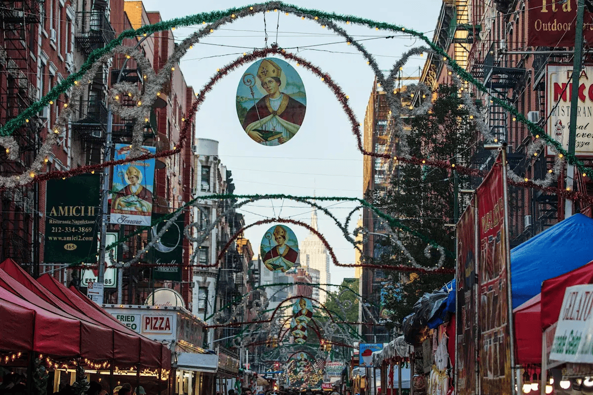 Feast of San Gennaro. Courtesy: Elizabeth Bick, NYC Tourism