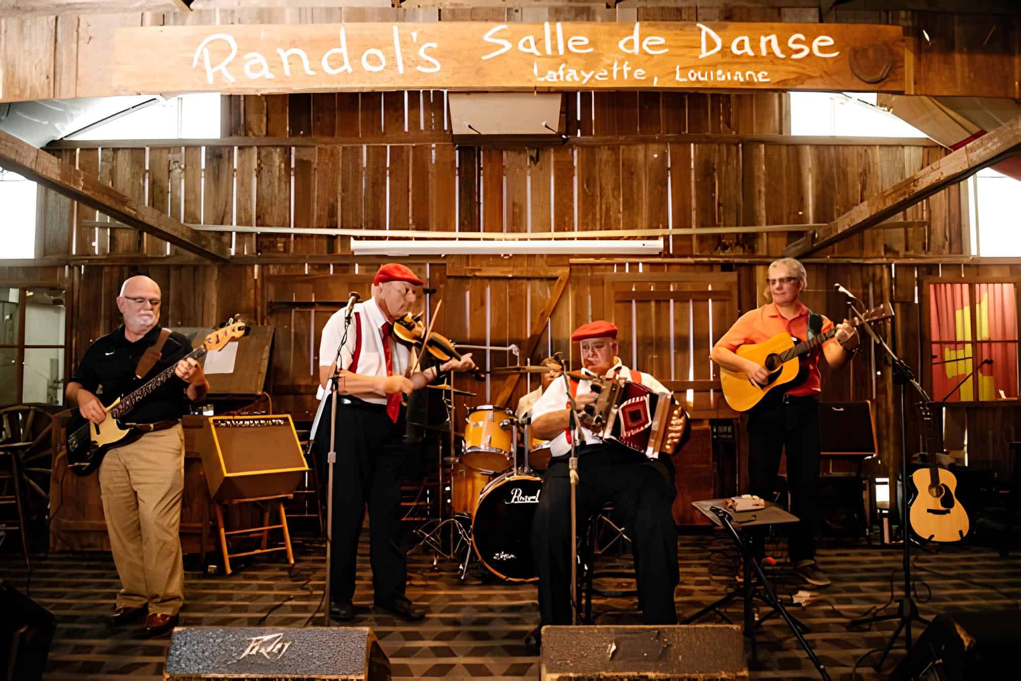 Live Cajun and Zydeco music at Randol’s brings Lafayette’s dance, food, and festive spirit together