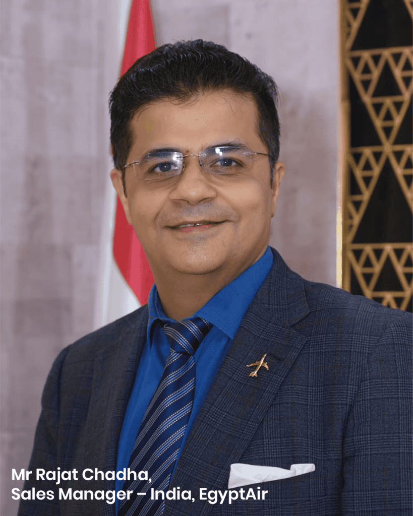 Rajat Chadha, Sales Manager, EgyptAir