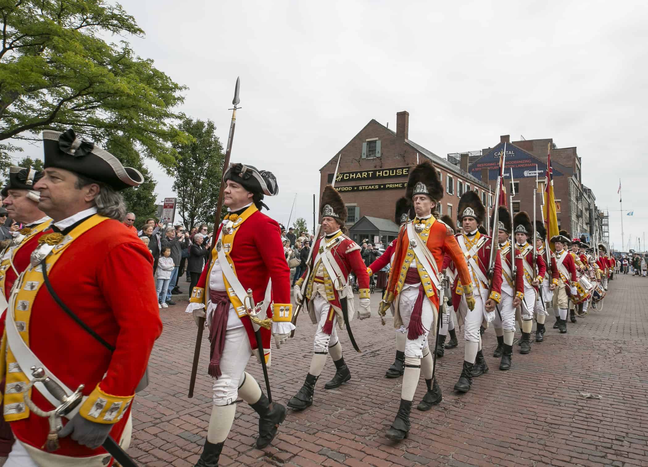 A Revolutionary-era reenactment brings Boston’s historic waterfront vividly back to life.