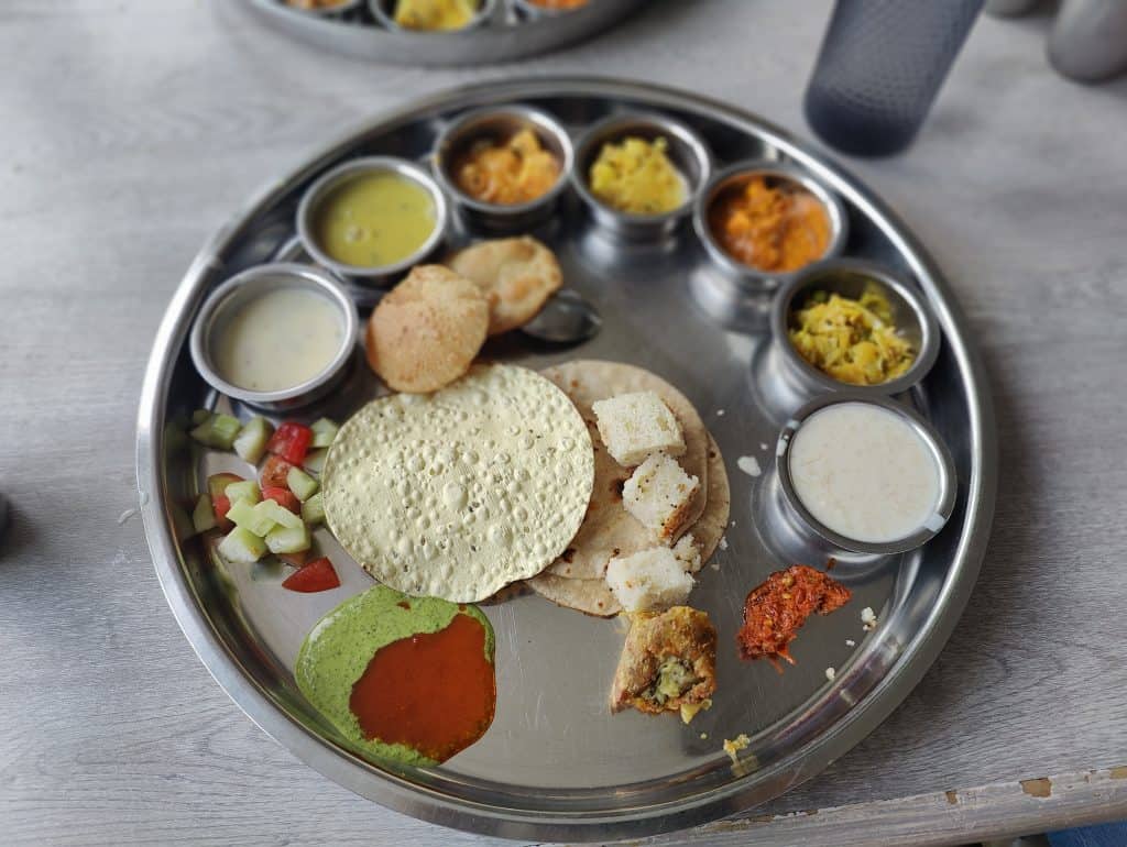An Indian Thali Pix Courtesy: Creative Commons Credit: WordPress photo Credit: Abhishek Deshpande