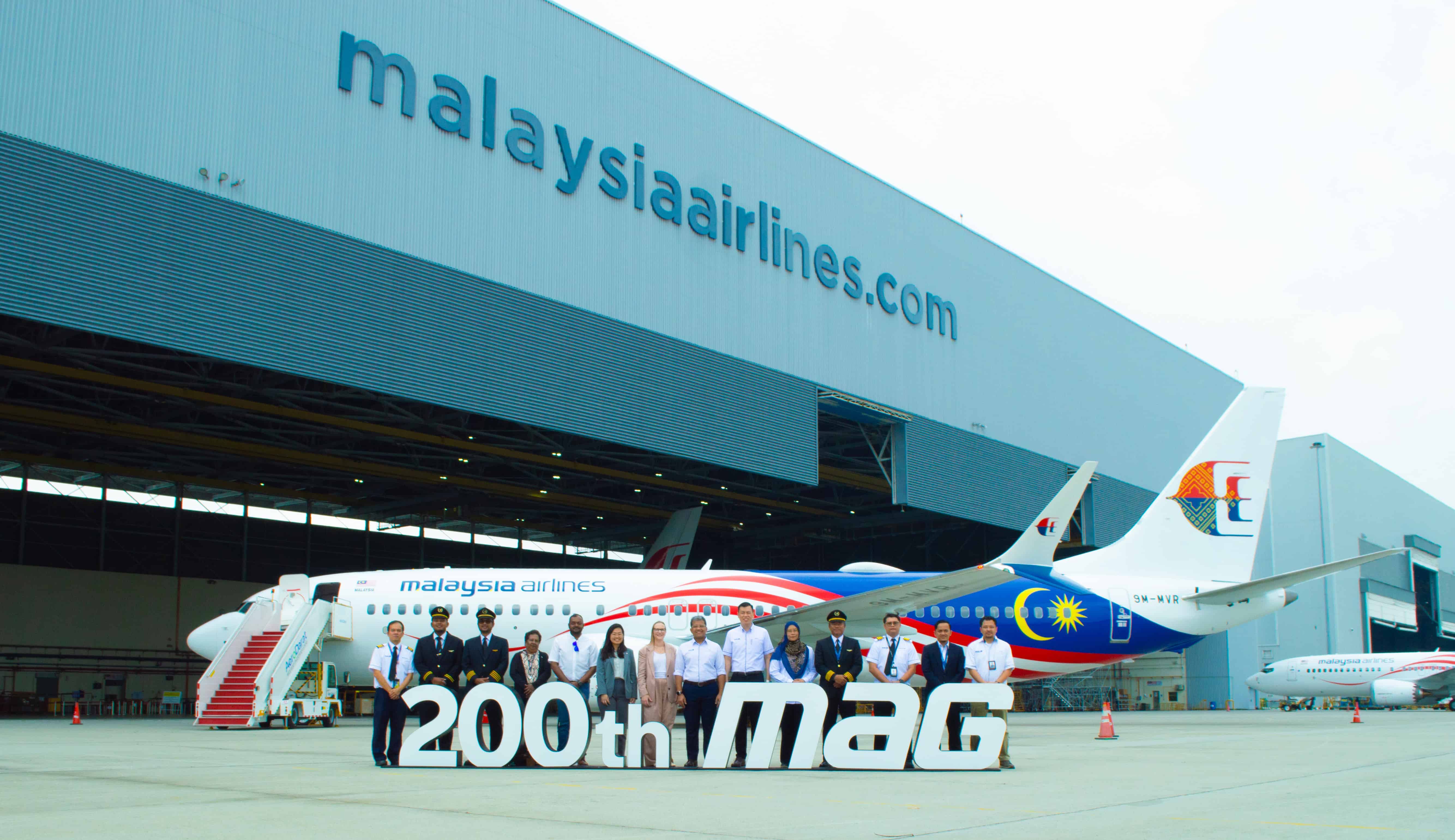 Malaysia Airlines marks a proud aviation milestone with its 200th Boeing delivery