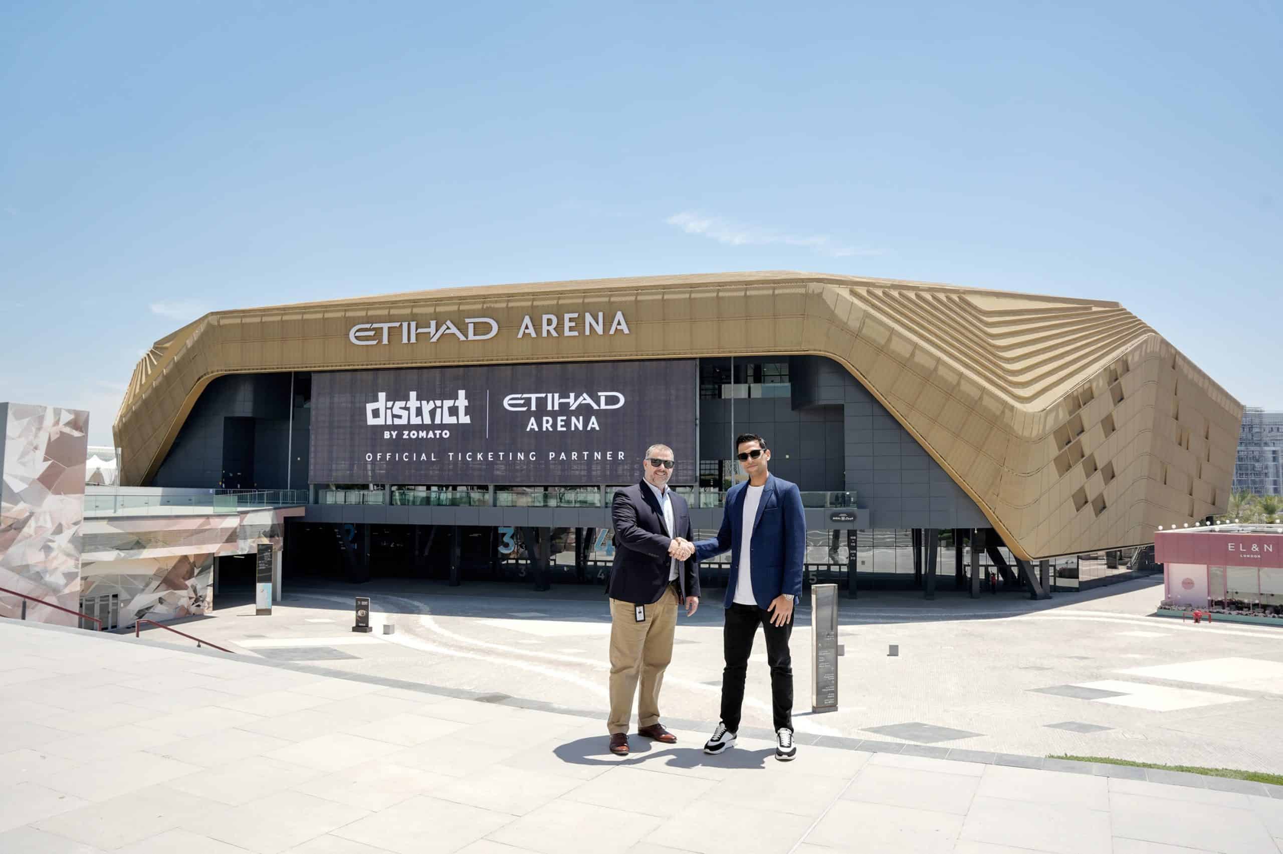  District by Zomato becomes Etihad Arena's Official Ticketing Partner