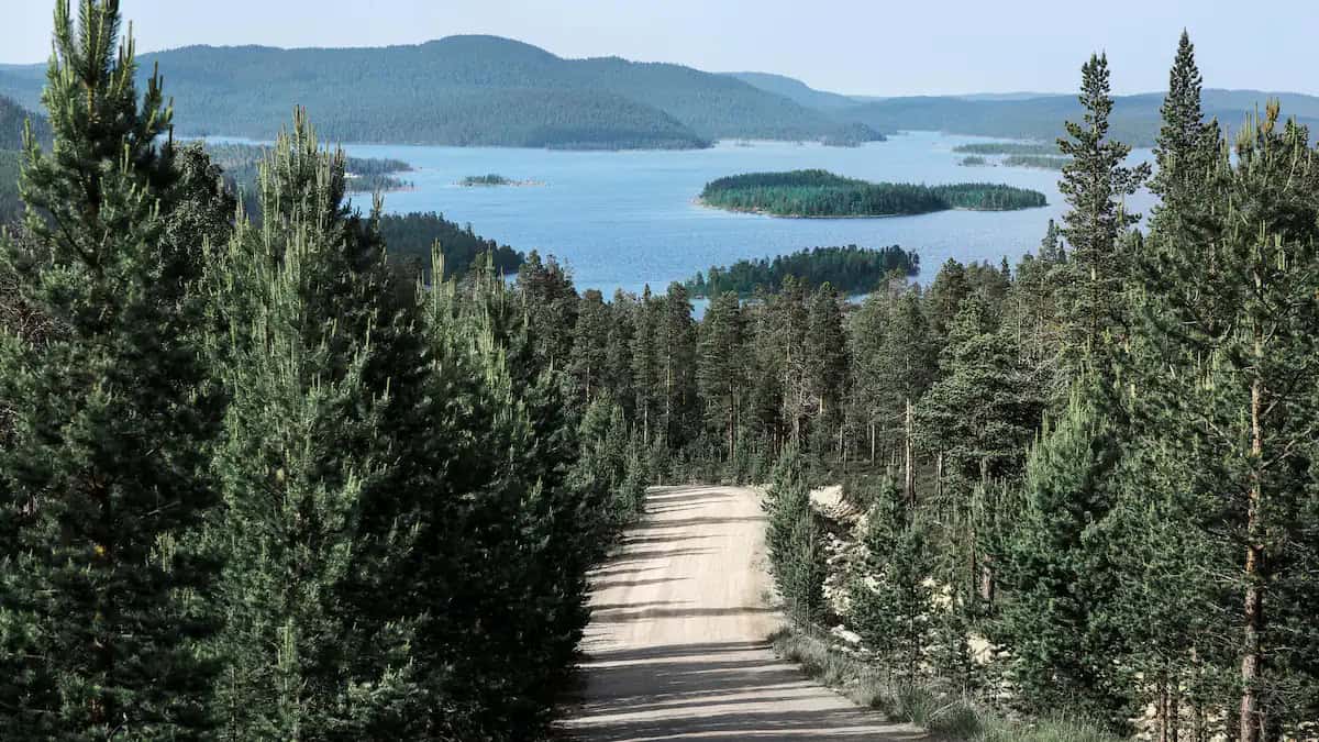 Summer stillness in Ivalo, Finnish Lapland