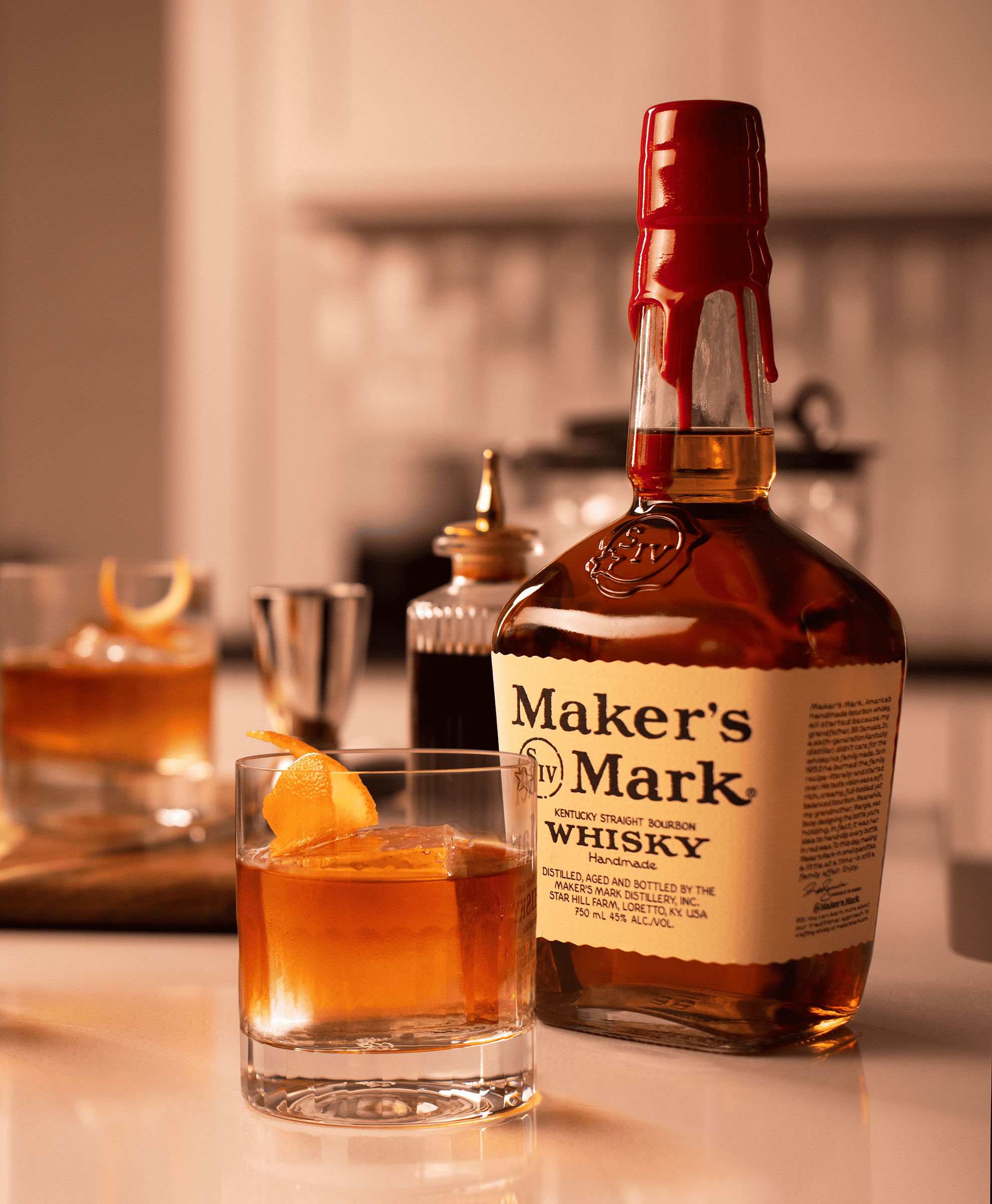 Raise a glass to World Cocktail Day with a classic Maker’s Mark Old Fashioned