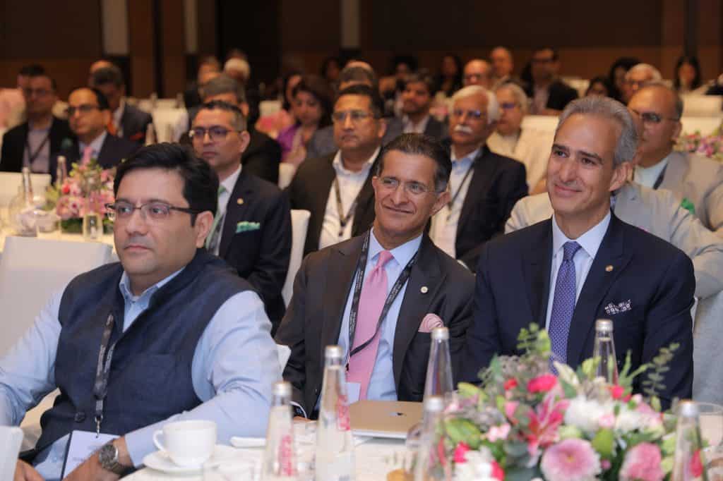 Arjun Oberoi, Executive Chairman- The Oberoi Group and Vikram Oberoi at Global Hospitality Conclave 2026