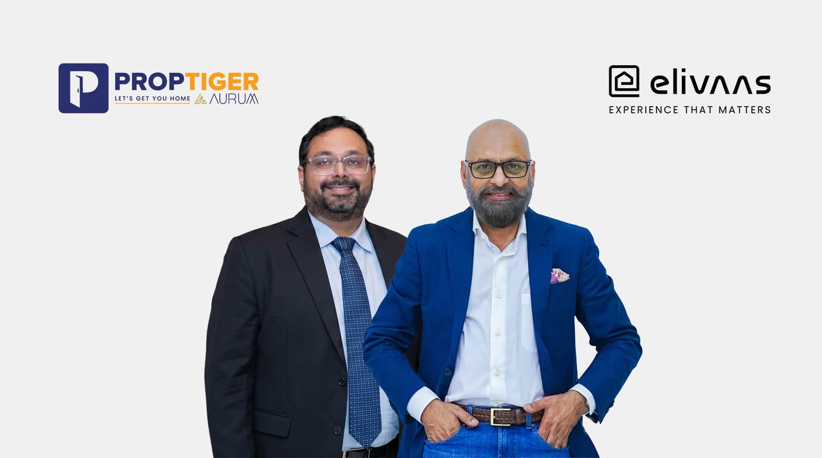 Sridhar Srinivasan, Chief Business Officer, PropTiger and Ritwik Khare, Founder & CEO, ELIVAAS