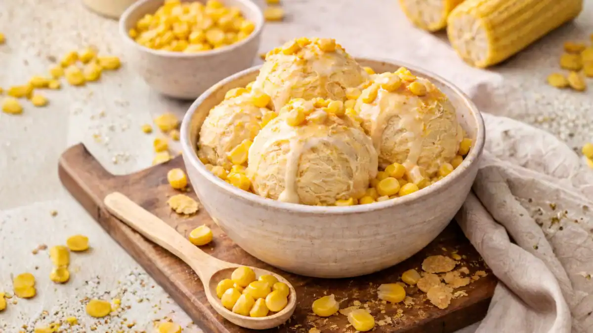 Sweet corn Ice Cream. Courtesy, Shark Ninja Philippines