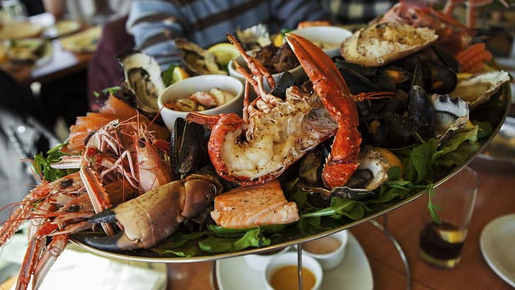 Plated Seafood Pix Courtesy: Wikimedia Commons