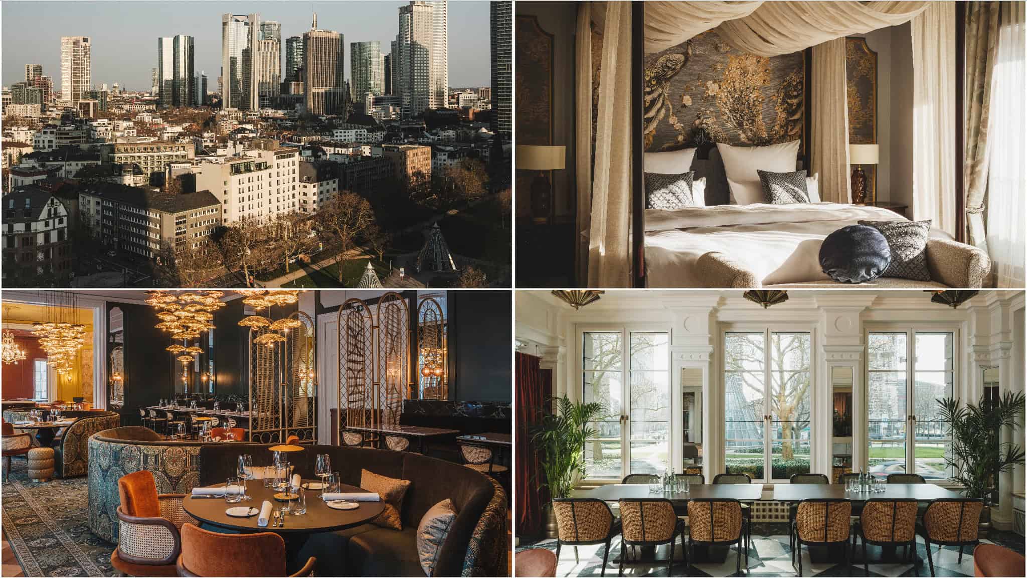 Luxury hotel with modern city views