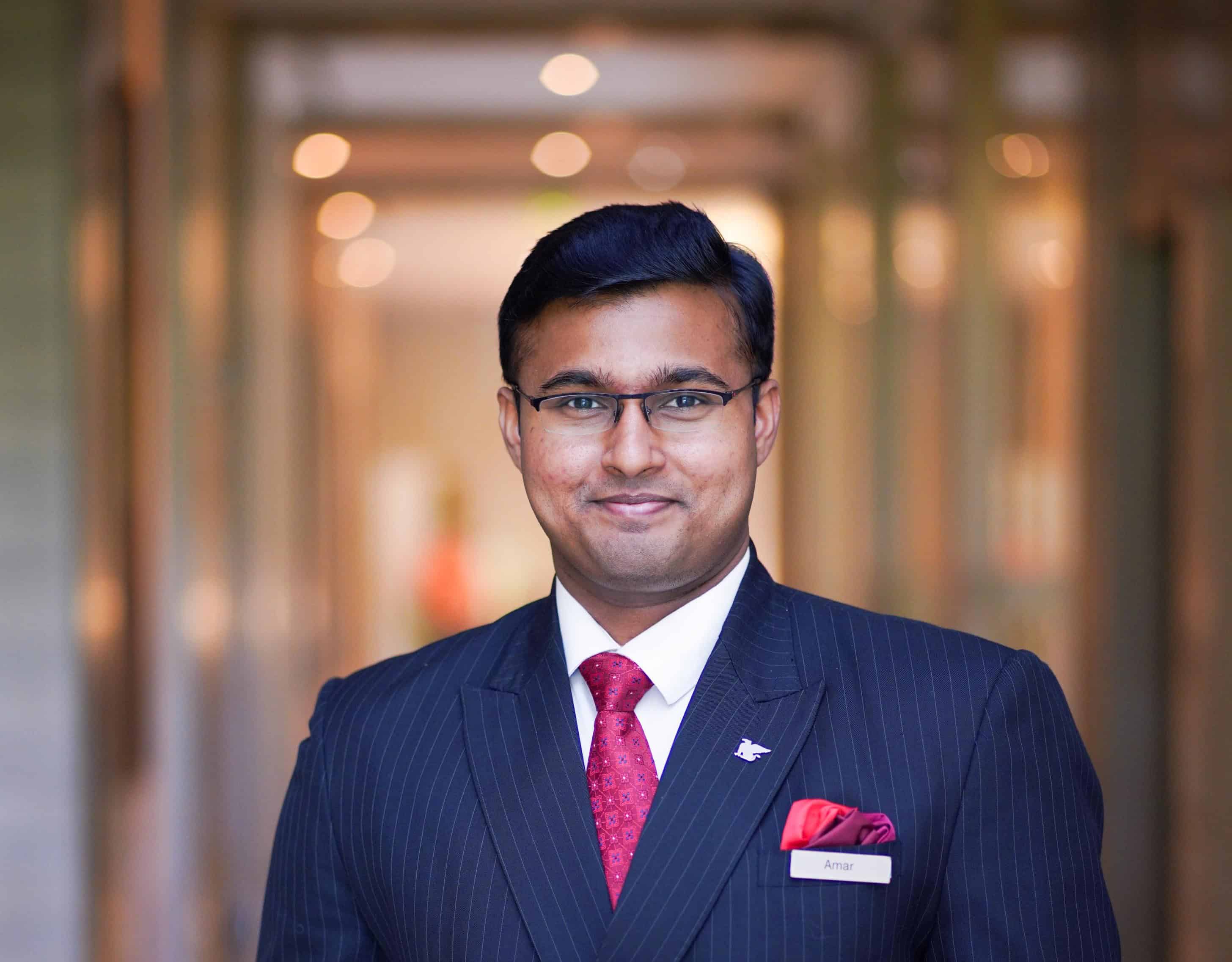 Amarkrishna S appointed Food & Beverage Manager at JW Marriott Bengaluru Prestige Golfshire Resort & Spa