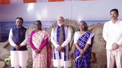 President Murmu, PM Modi and CM Majhi launch 72 Projects Worth ₹47,600 Crore, highlighting double-engine growth in Odisha
