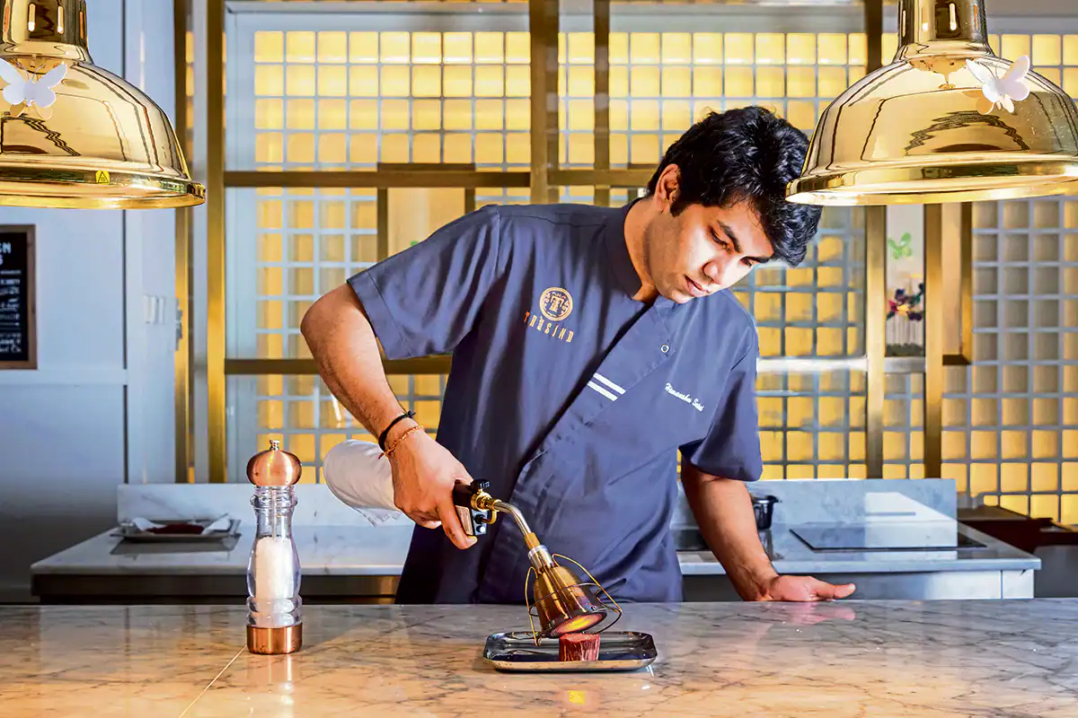 Himanshu Saini at Tresind Studio Indian Fine Dining