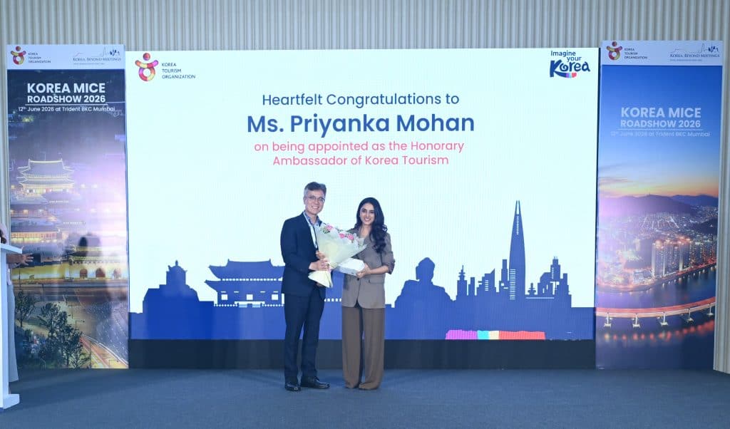 Korea Tourism Honorary Ambassador Priyanka Mohan