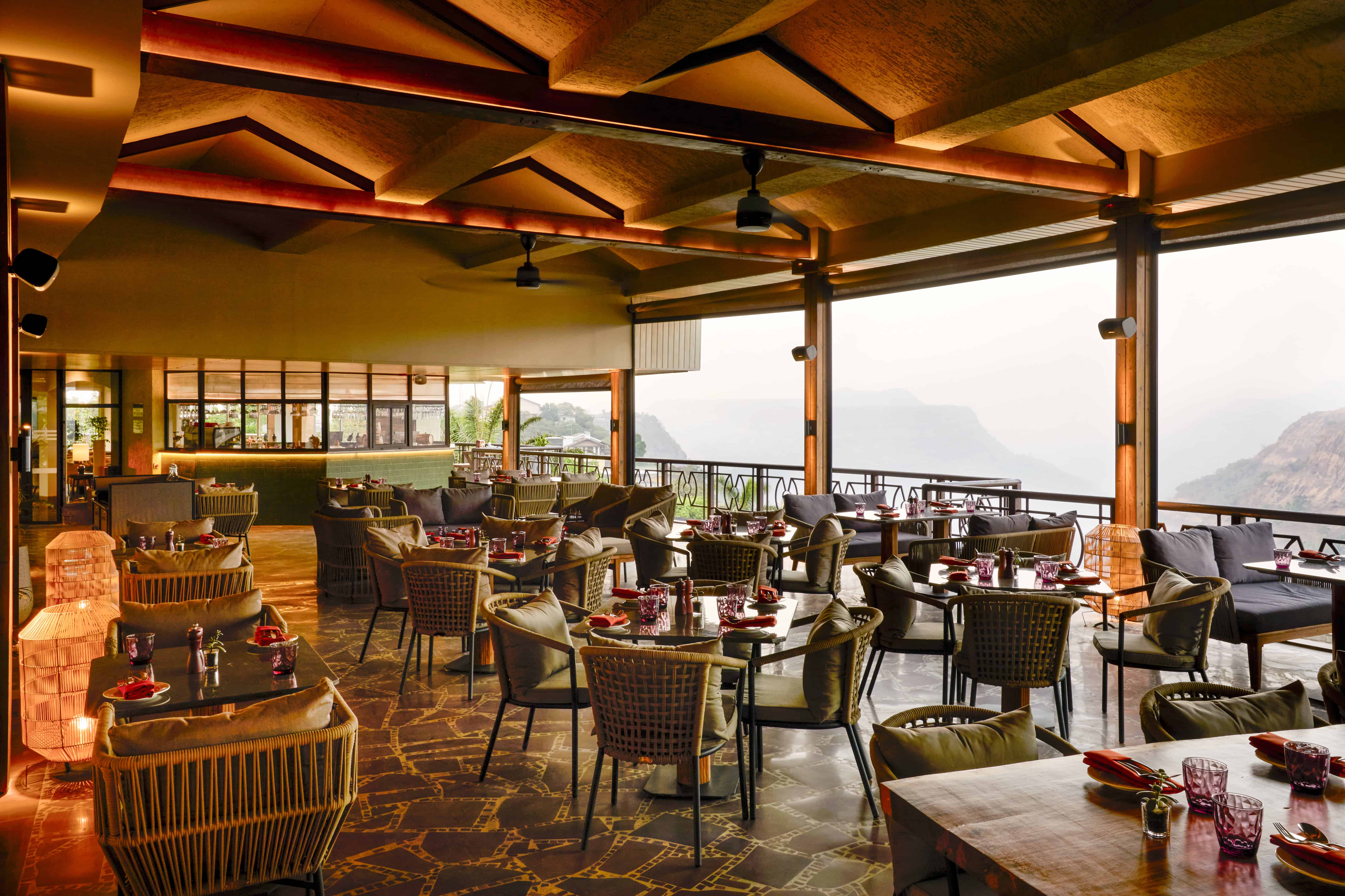 Panorama Restaurant, Athiva Resort & Spa, Khandala