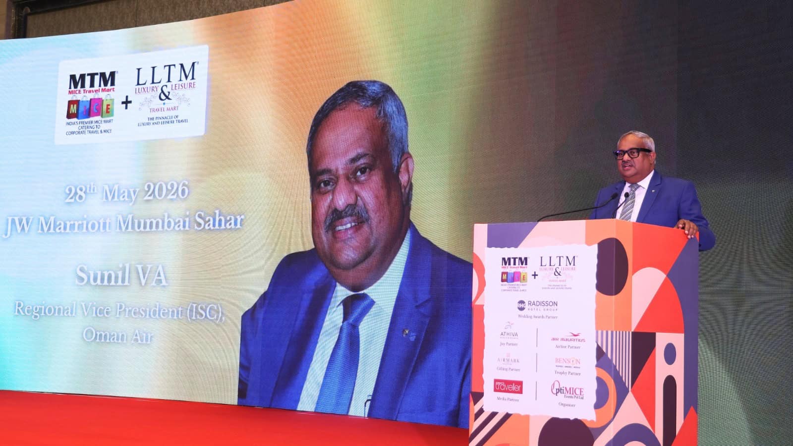 Sunil V A, Regional Vice President, Oman Air