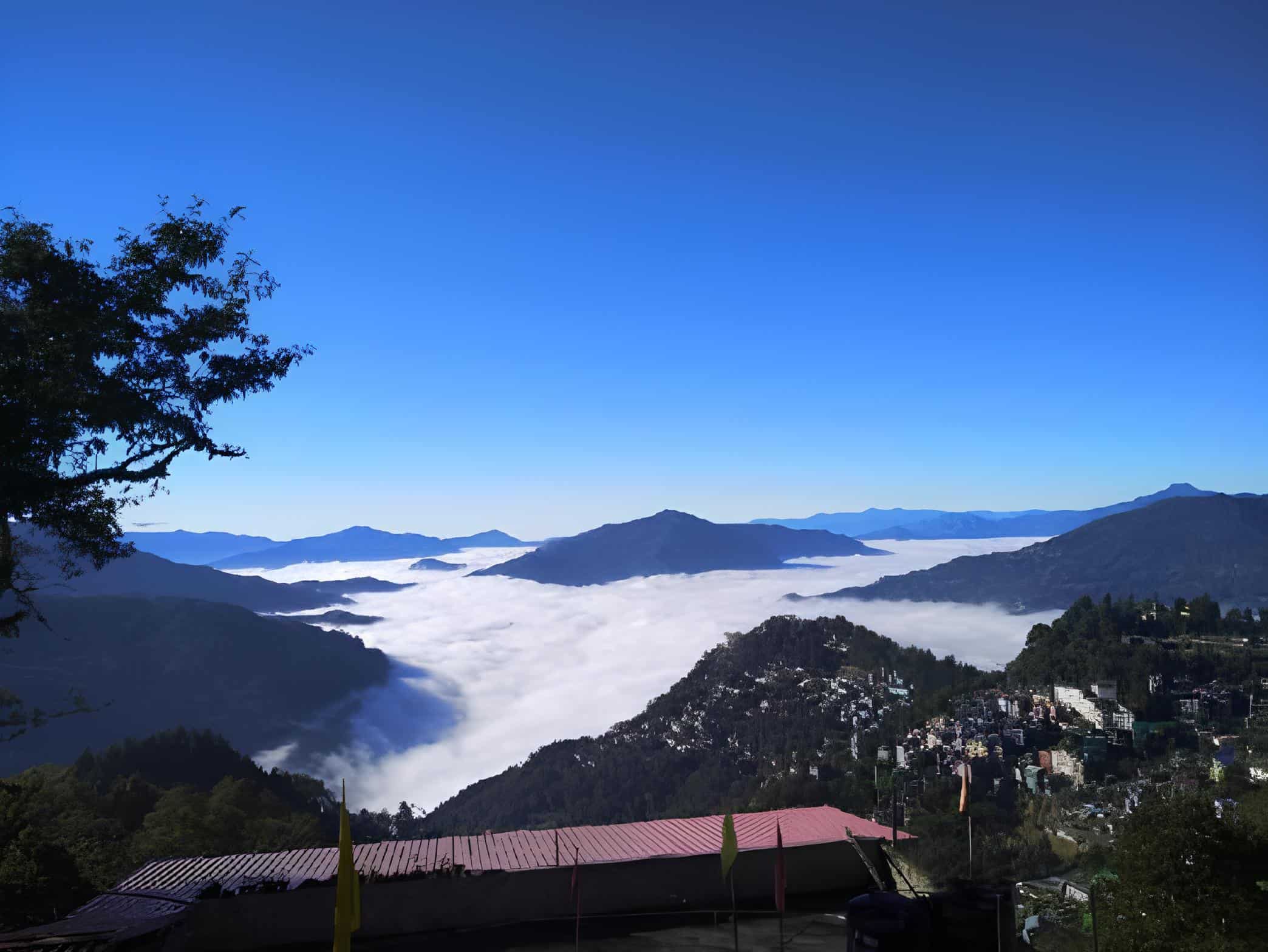 View from Upper Gangtok