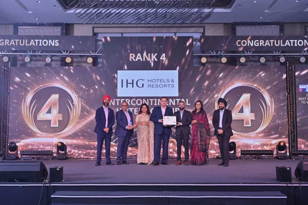 IHG Hotels & Resorts ranks among India’s Top 5 Best Companies to Work For 2026