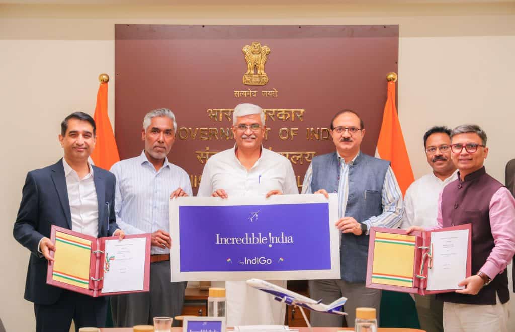 ‘Incredible India by IndiGo’ takes Flight in Partnership with the Ministry of Tourism 