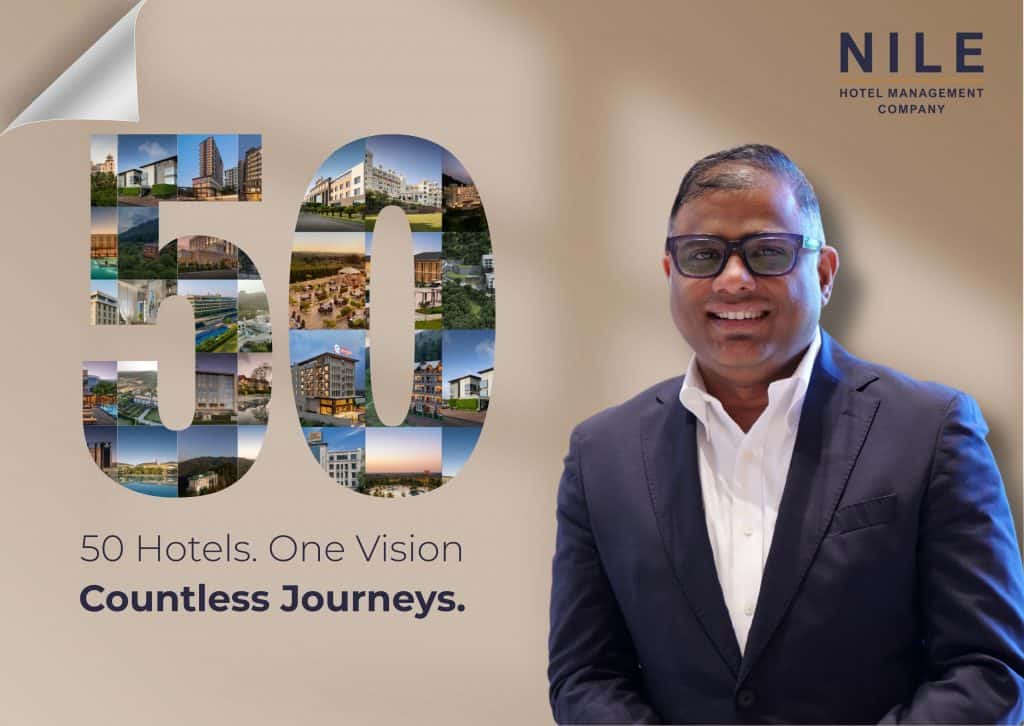 NILE Hospitality has announced it has reached a milestone of 50 combined open and pipeline hotels in India, a major milestone in its growth journey