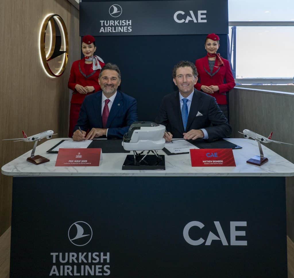 Turkish Airlines signs Multi-Year Agreement with CAE
