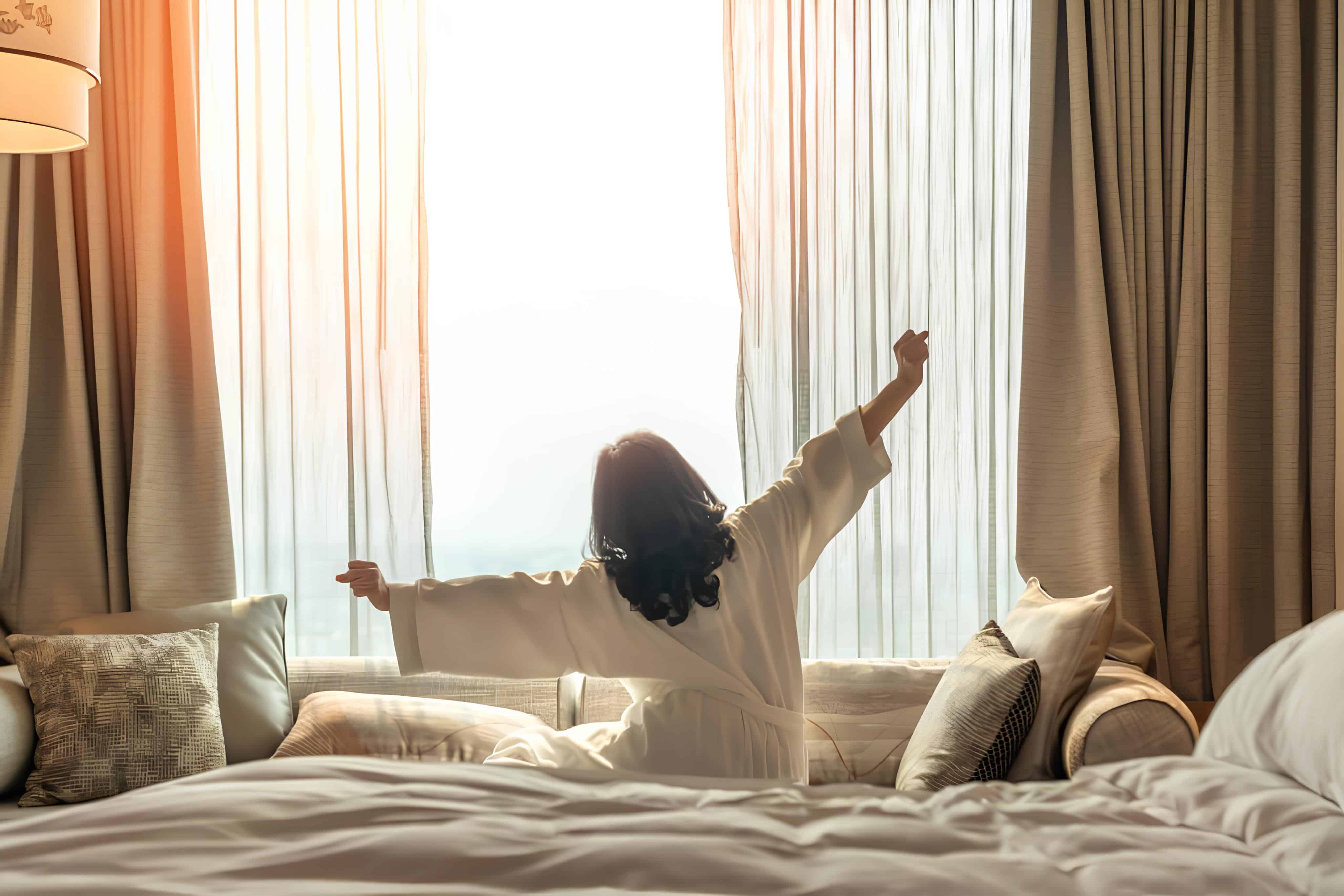 Waking refreshed, restored and beautifully recharged during rest travel. Courtesy: medpsychhealth