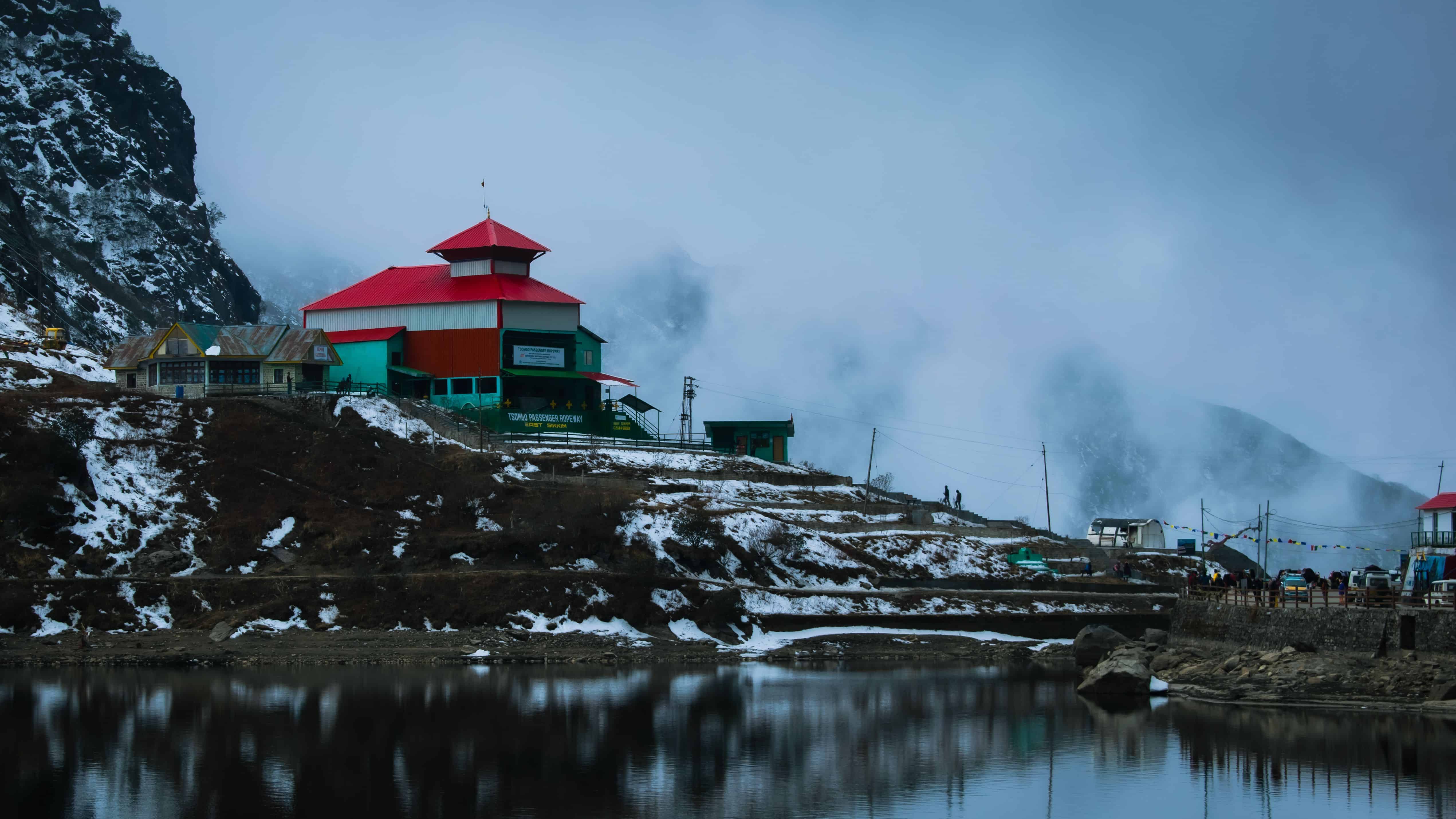 In winter, Tsomgo Lake may freeze. Image courtesy: Ashish Rangwala, Pexels