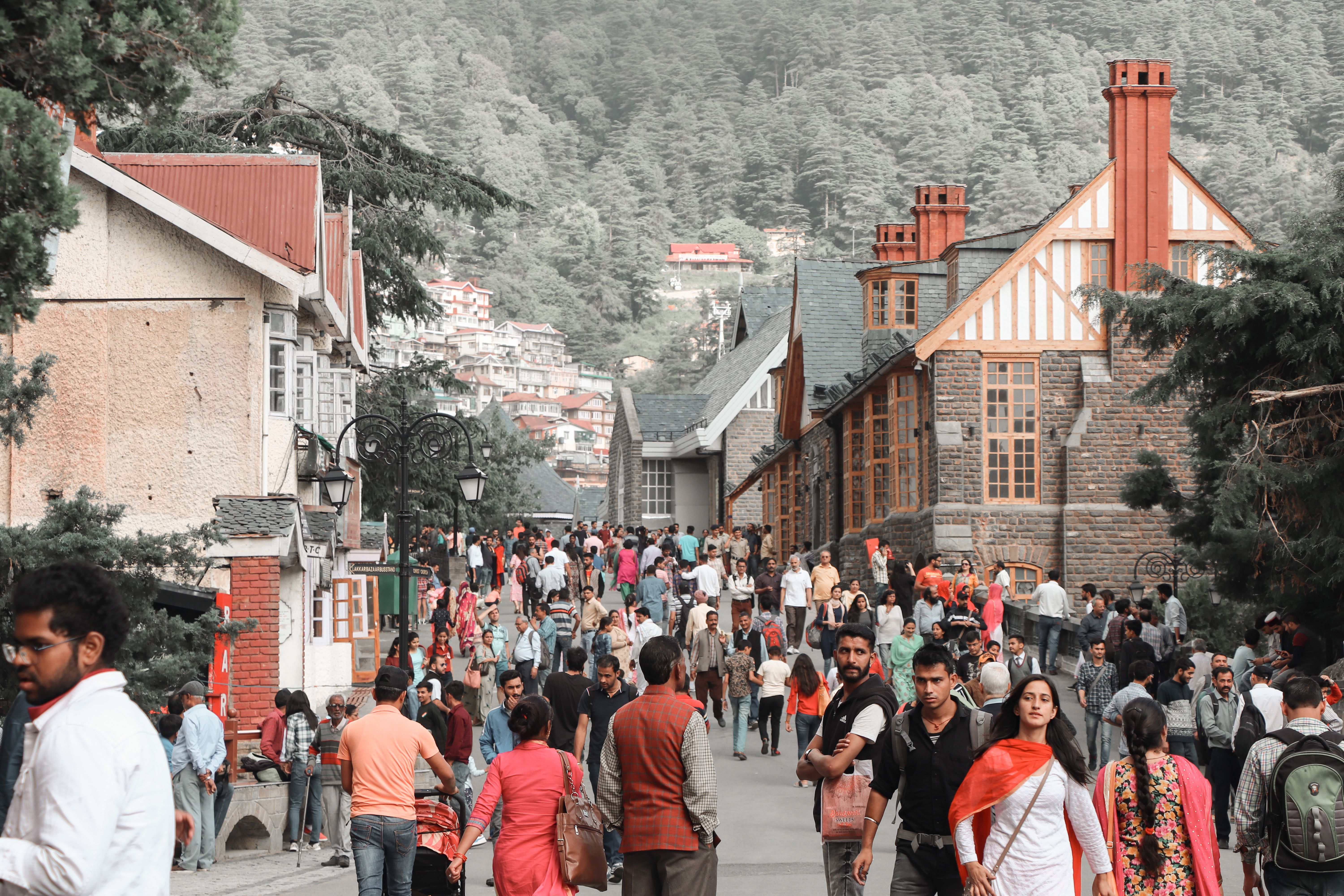 Mall Road is the most convenient area for first-time visitors to Shimla. Image courtesy: Sakshi Patwa