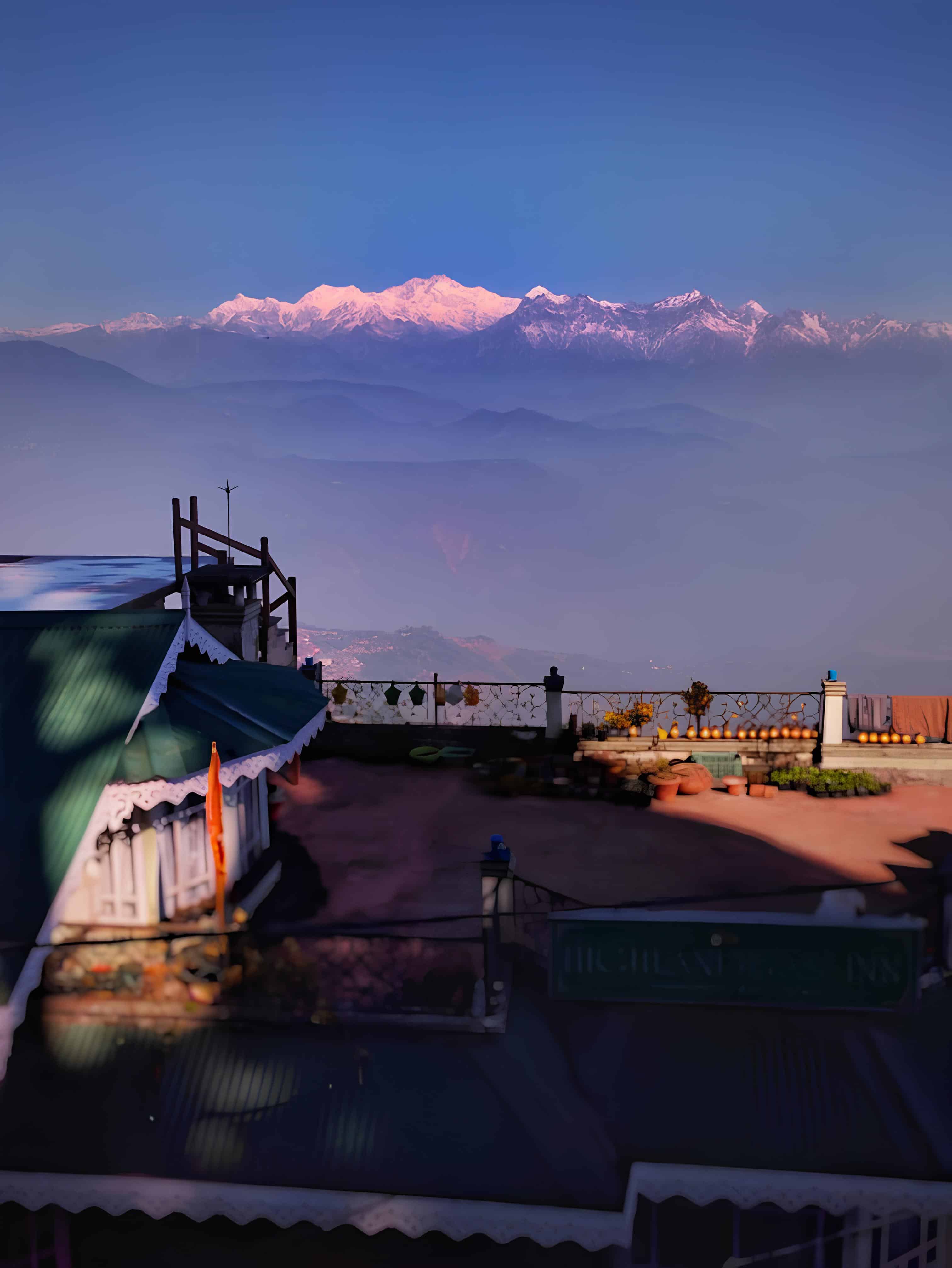View from Observatory Hill, Darjeeling. Image courtesy: Souvik Dey 