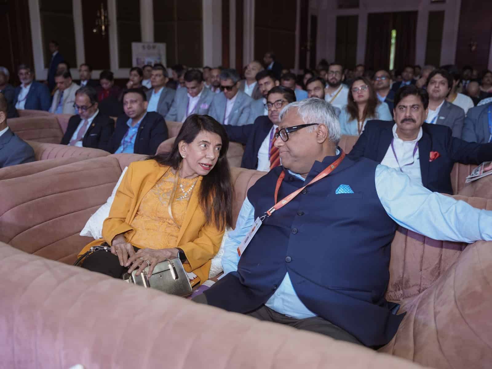 Kamal Gill, Executive Editor, Today’s Traveller & MD, Gill India Concepts, with Sudeep Jain, Managing Director, South West Asia, IHG Hotels and Resorts, at the 56th FHRAI Annual Convention Ananta Kashi