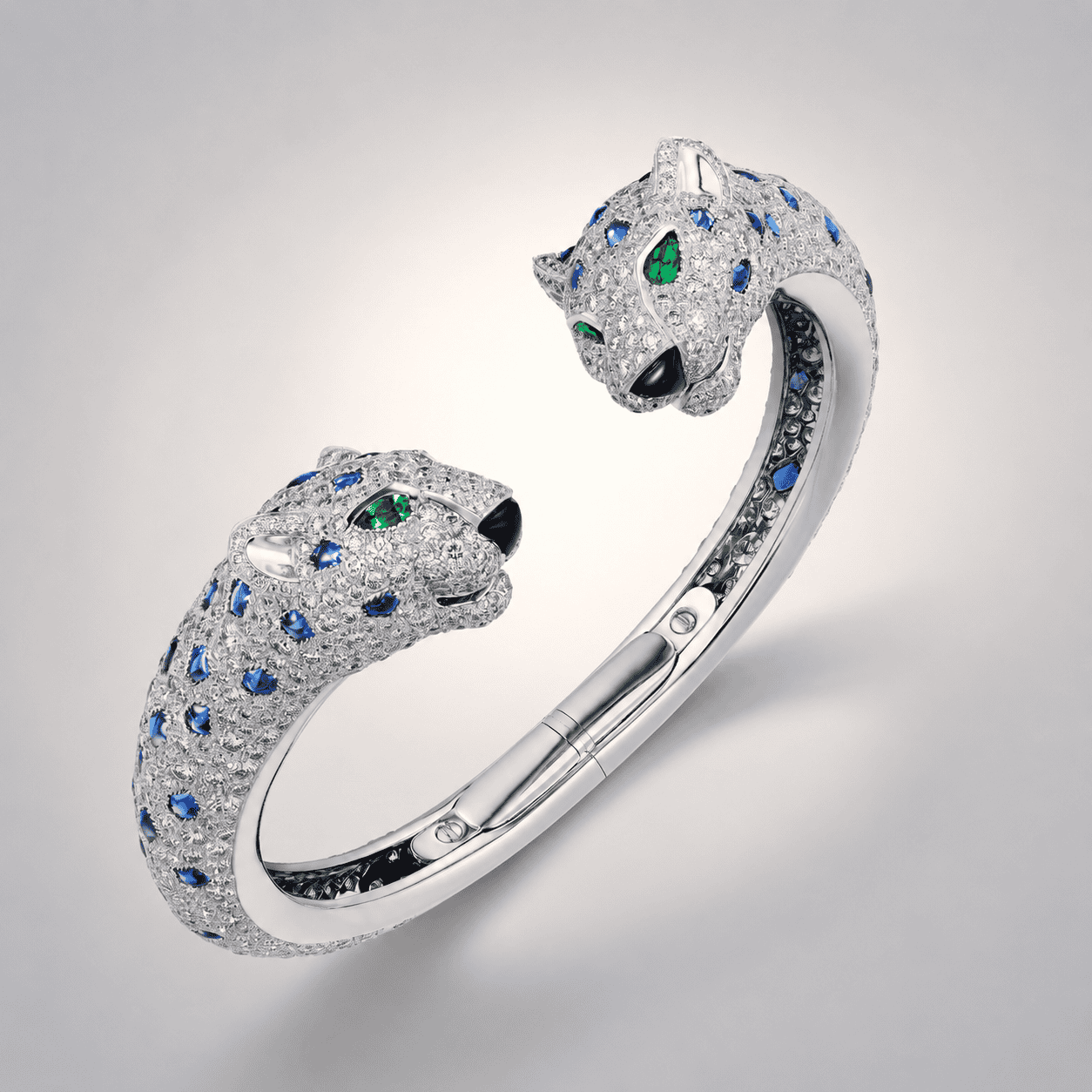 The Panthère de Cartier Sapphire and Diamond Bracelet it makes a dazzling Raksha Bandhan gesture