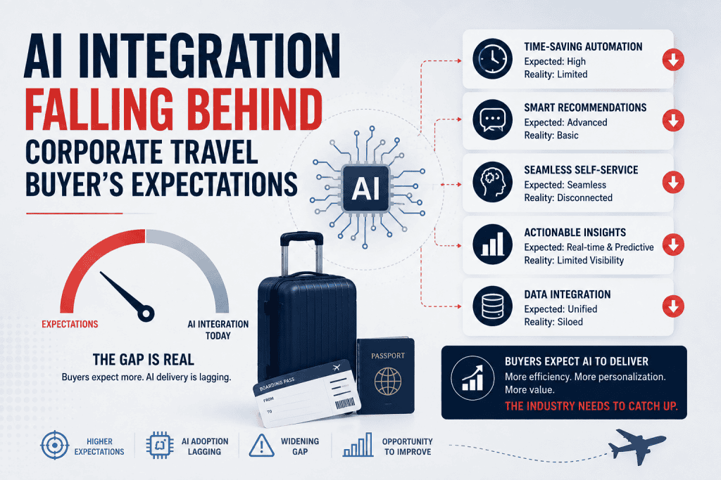 AI integration falling behind corporate travel buyer’s expectations 