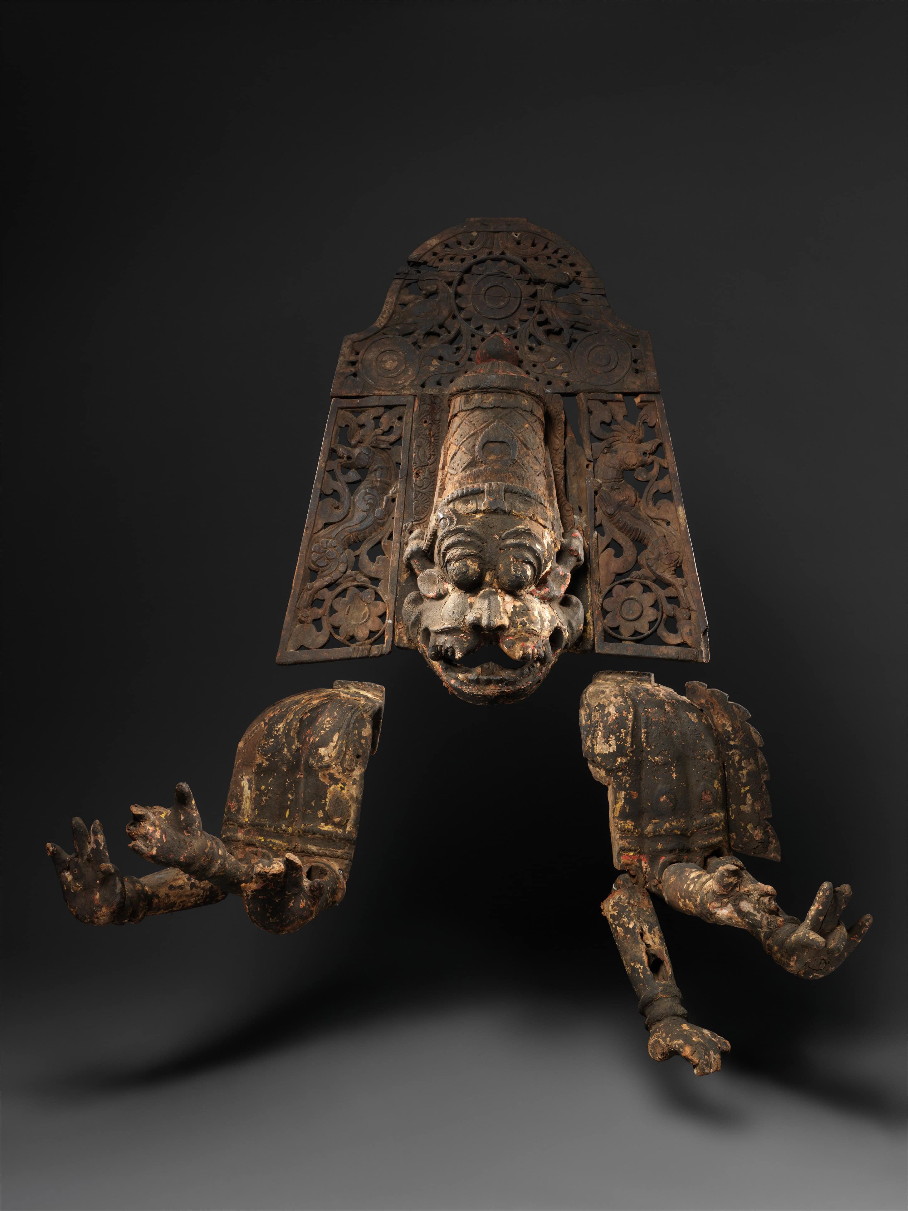 Koothu Performer's mask of Narashima character, circa 1700–1750. Courtesy: Wikimedia Commons