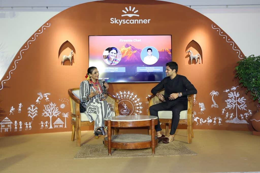 Navina Jafa, expert in heritage tourism and Neel Ghose, Travel Trends and Destinations Expert, Skyscanner India