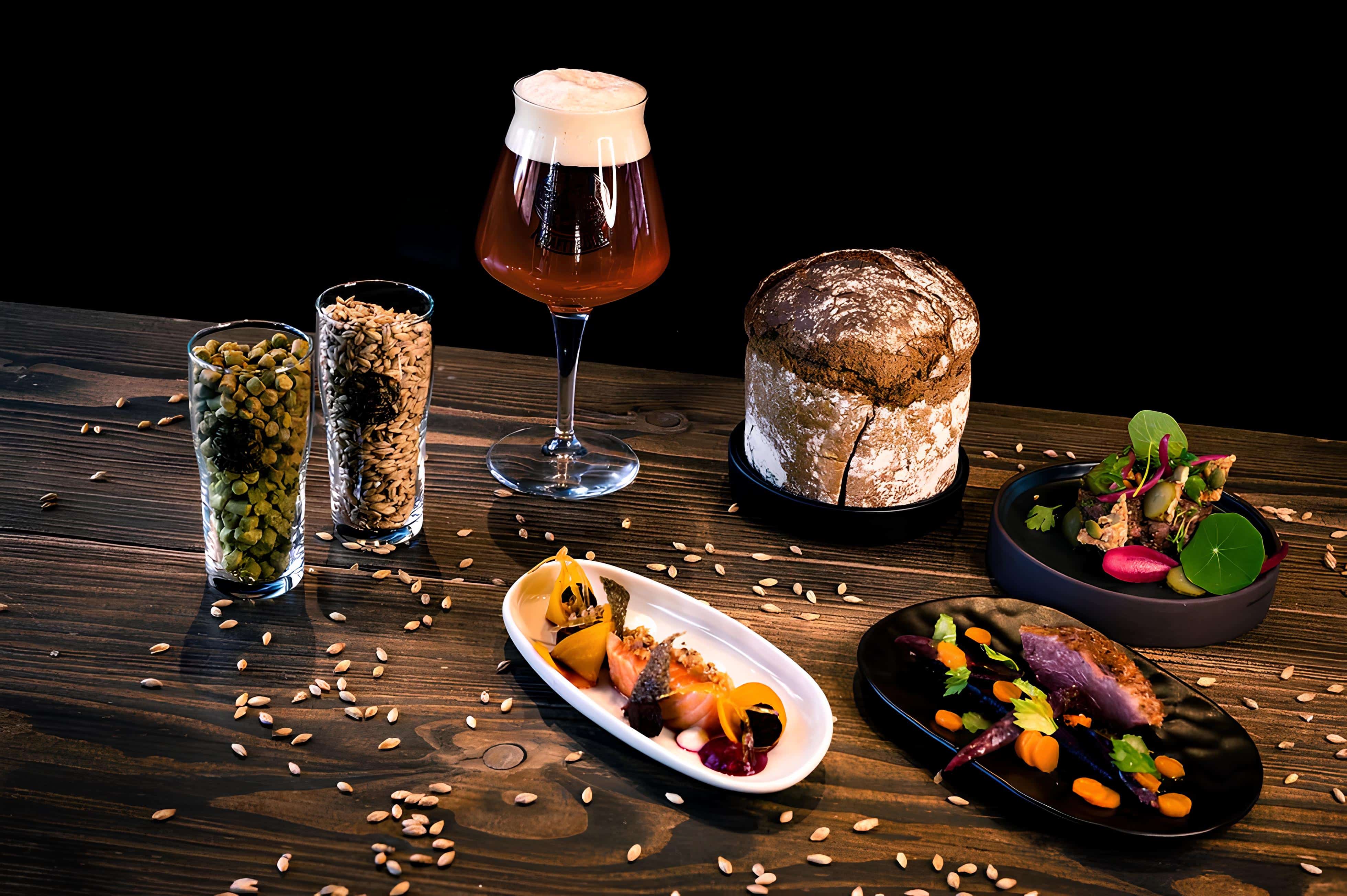 Beer pairs well with the likes of fried prawns, fish tikka, pakoras, pizza, grilled chicken, sausages and salty snacks. Image courtesy: Kraftpaule