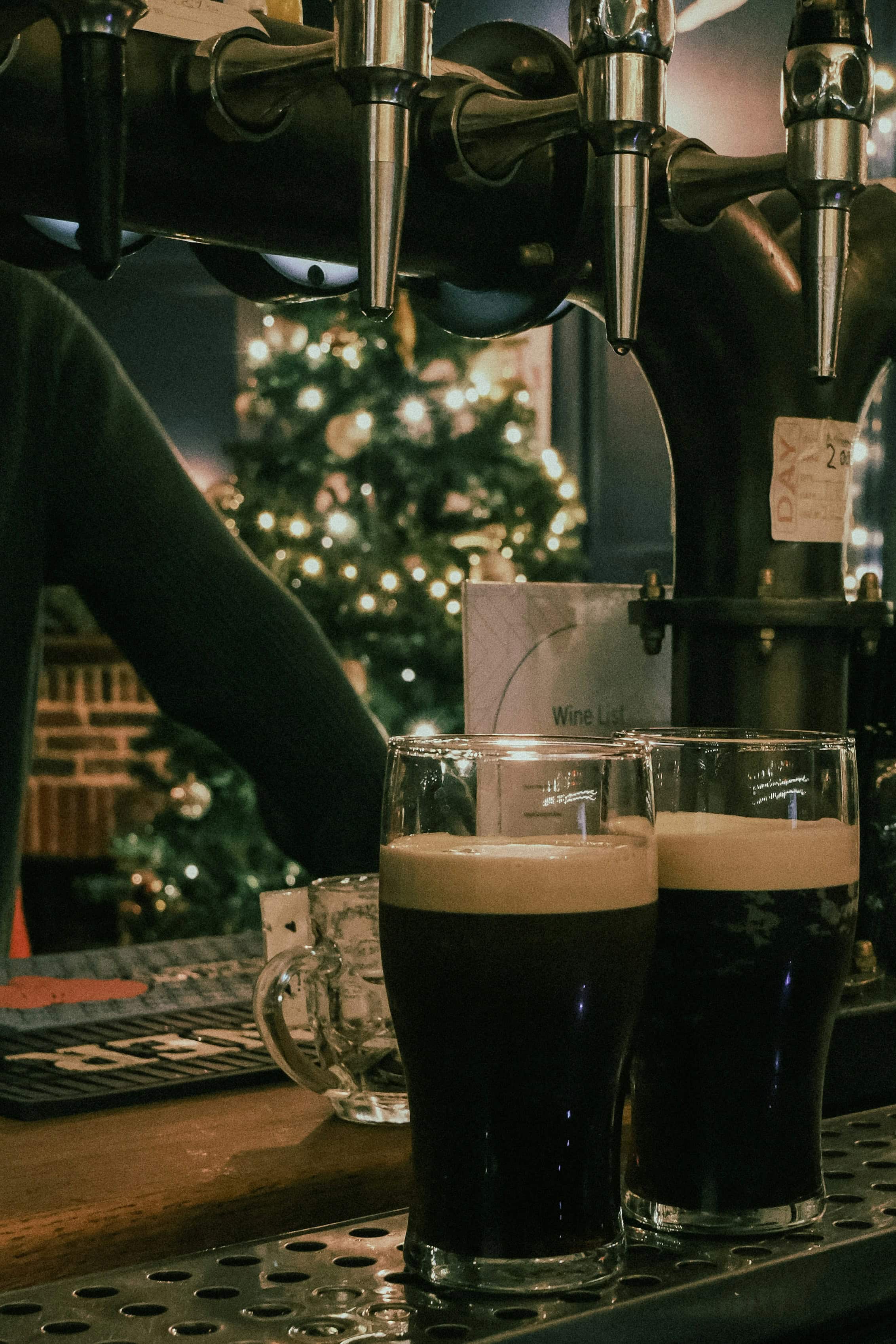 A dry Irish stout may contain less alcohol than an ordinary pale ale. Image courtesy: Jessica Lenihan, Unsplash