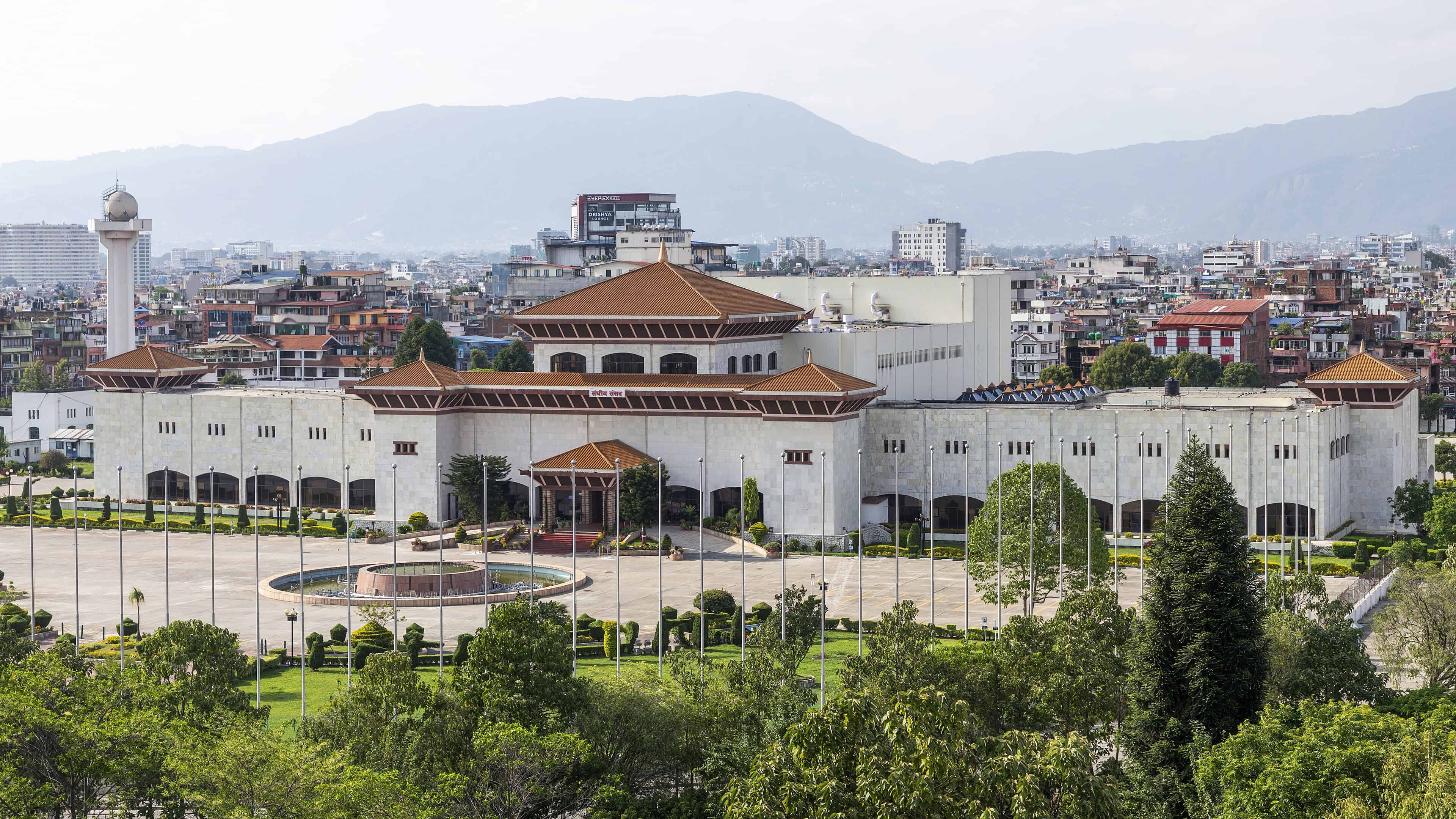 The Sansad Bhawan in Nepal. Image Courtesy: Wikimedia Commons