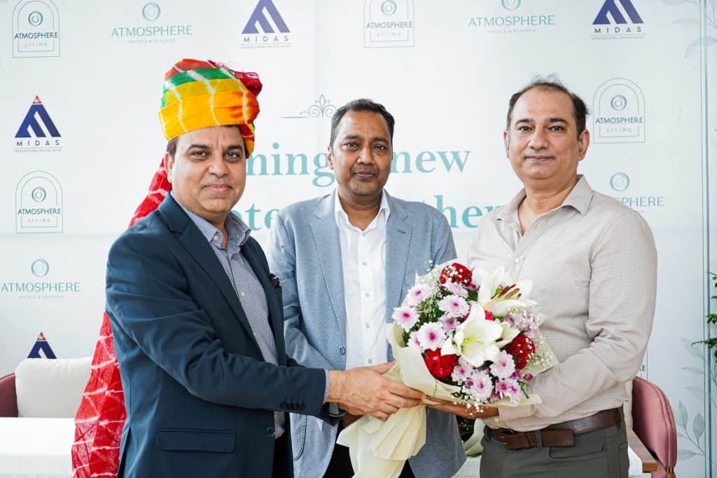 Atmosphere Living and Midas Group sign MOU for long-term strategic partnership, beginning with Landmark Udaipur Hospitality Development