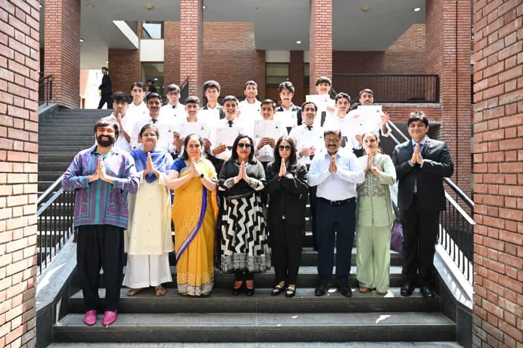 The Lalit Suri Hospitality School felicitates Tribal Youth on successful completion of the THSC Programme, supported by the Ministry of Tribal Affairs