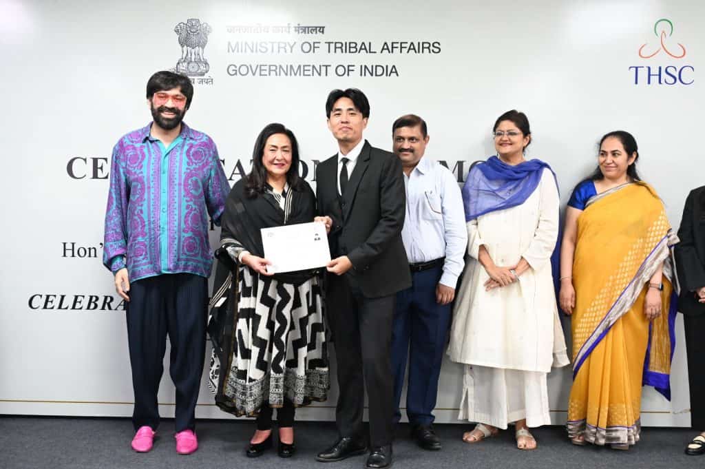 TLSHS felicitates Tribal Youth on successful completion of the THSC Programme, supported by the Ministry of Tribal Affairs