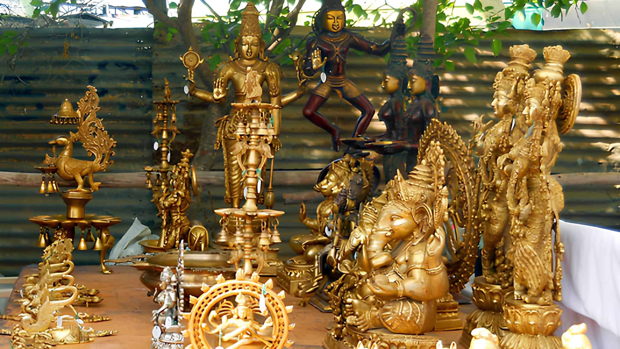 Brass work. Image courtesy: BaazKart