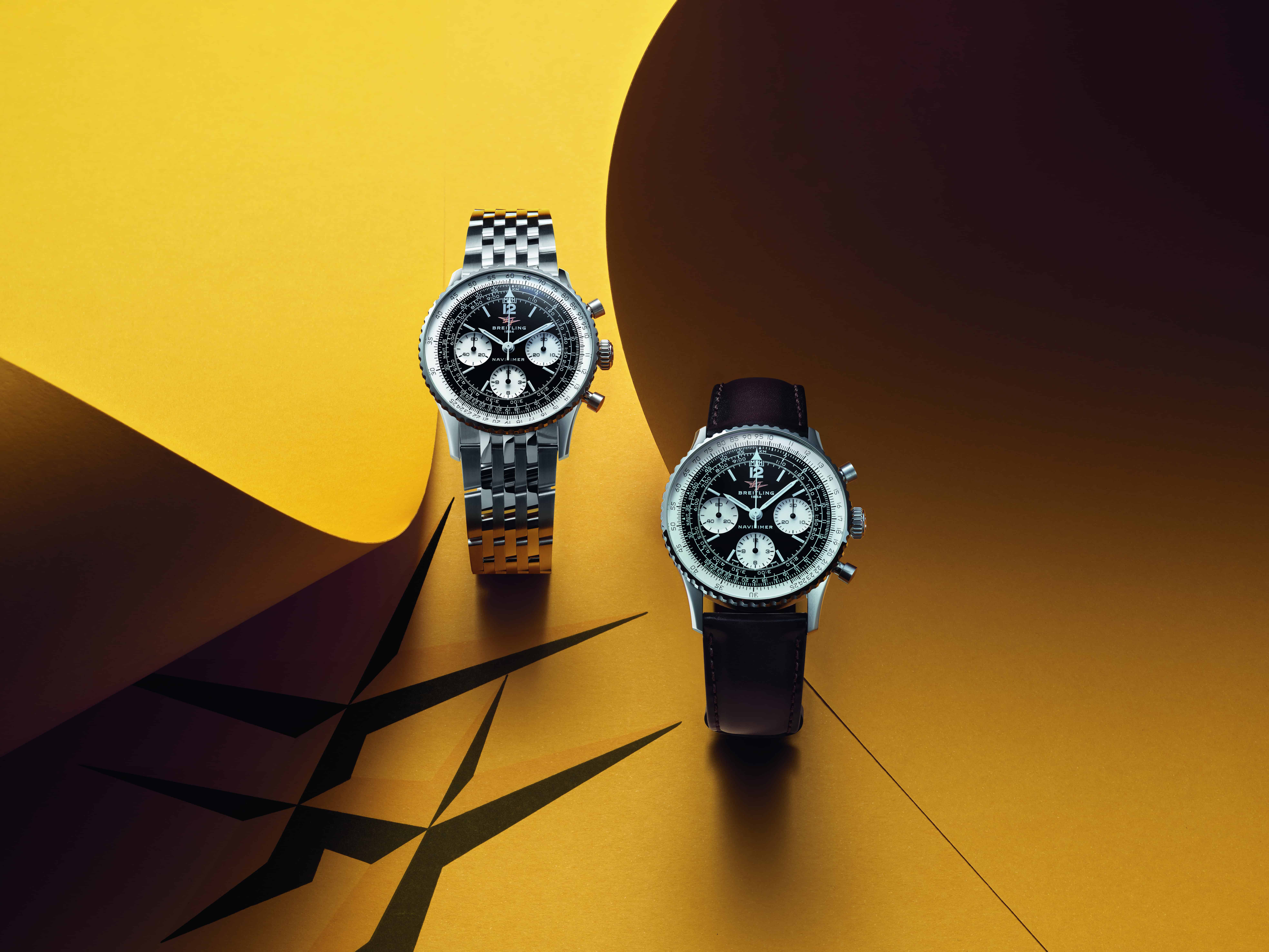 Breitling Navitimer B09 Chronograph 41 and BR Navitimer B02 Chronograph 41