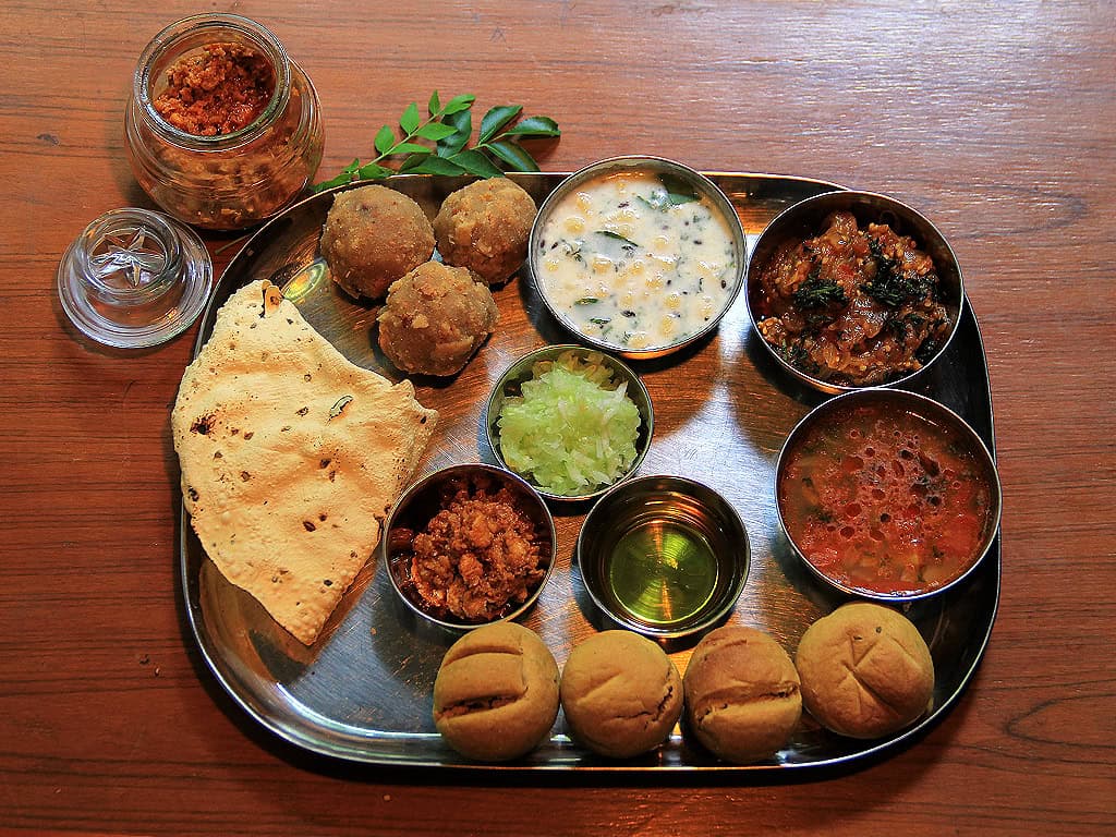 Flavours Across India: Dal Bati Choorma. Image Courtesy: Wikimedia Commons