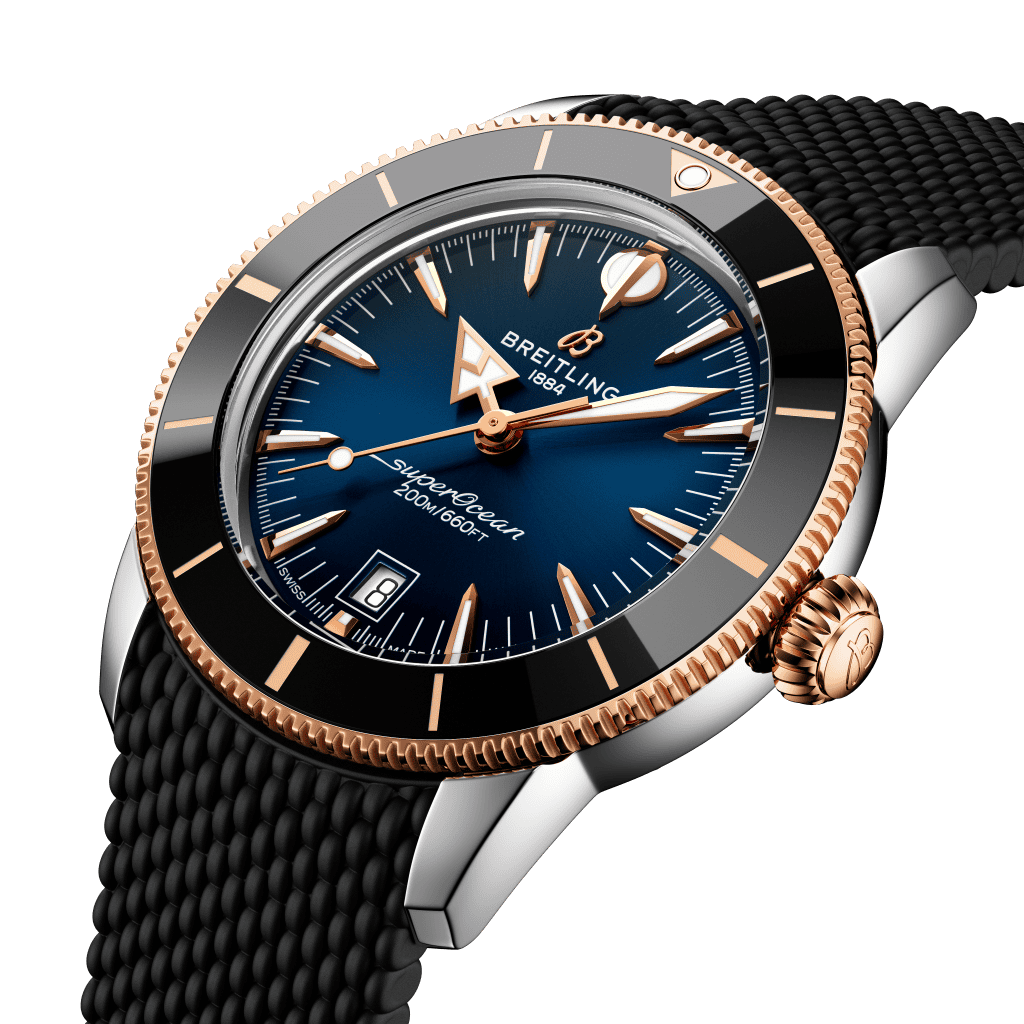 SOH Automatic42_UB31117A1C1S1_Blue_Rubber_3quater